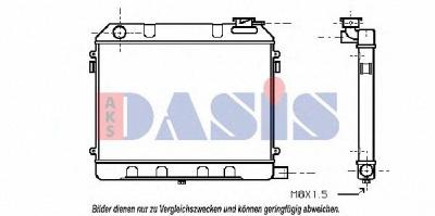 AKS DASIS 150030n -  Радиатор, охлаждение двигателя